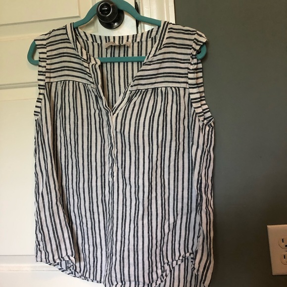 Loft Top with Navy Stripes - Picture 3 of 4
